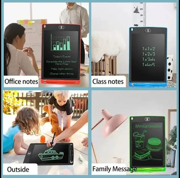 Writing Pad Lcd Tablet For Kid Digital Drawing Pad  Erasable Writing Board  Writing Pad (random Color)